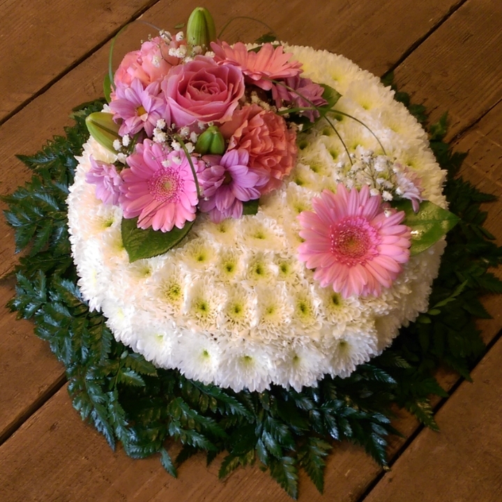 Pink and White Based Posy